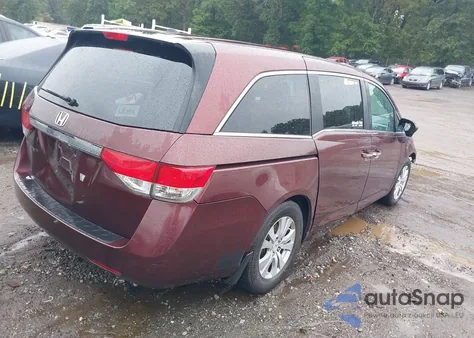 2016 Honda Odyssey Ex-L from USA, damaged, VIN 5FNRL5H64GB046821